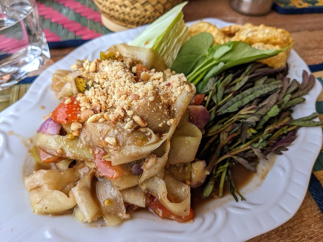 Salade de papaye verte lao